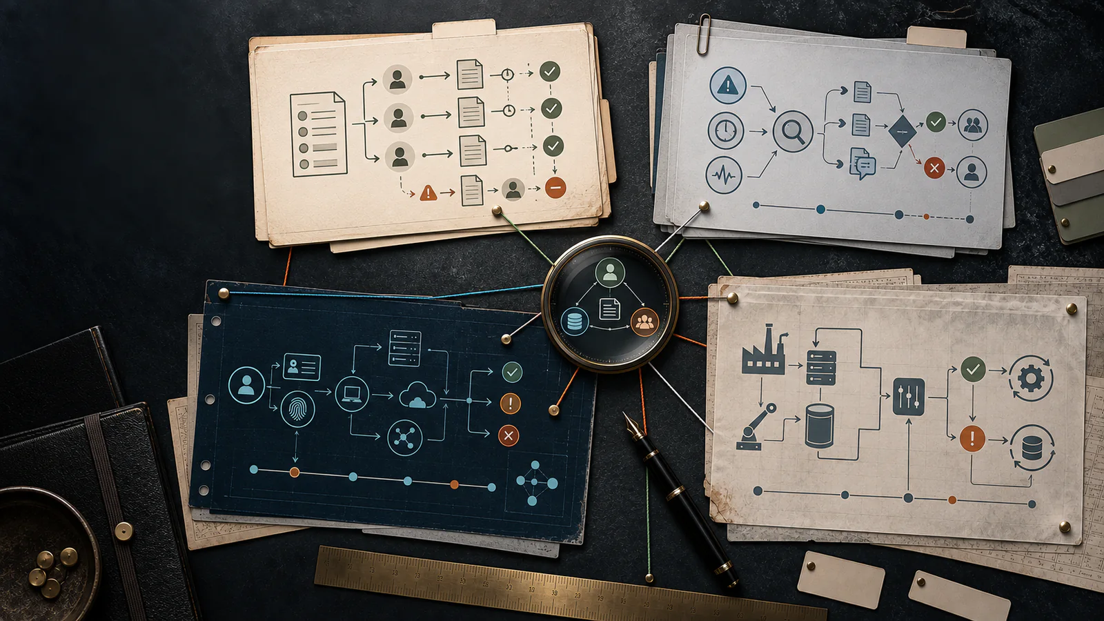 Four connected cybersecurity research dossiers cover regulation, workforce readiness, threat exposure and operational resilience through a shared source, evidence and review process.